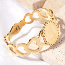 Catholic Town Stainless Steel Saint Jude Thaddeus ( San Judas Tadeo ) Bracelet (Available in Gold and Silver colors)