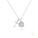 Catholic Town – Saint Benedict Medal & Cross with Stainless Steel Chain | Available in Gold & Silver
