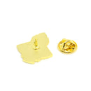 Catholic Town Our Lady of Charity "Virgen de la Caridad del Cobre"  Lapel Pin,  Small Gold Tone with Color (VCP-G)