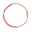 Catholic Town adjustable cord bracelet with Stainless steel Our Lady of Charity "Virgen de la Caridad del Cobre" medal ( Available in Red & Yellow colors )
