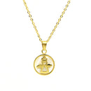 Catholic Town Religious Stainless-Steel Pendant with chain "ANGEL" (SSPAK20MCH-G)