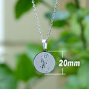 Catholic Town Saint Jude Thaddeus " San Judas Tadeo" Stainless Steel medal with chain (Available in Gold and Silver colors)