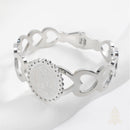 Catholic Town Stainless Steel Saint Jude Thaddeus ( San Judas Tadeo ) Bracelet (Available in Gold and Silver colors)