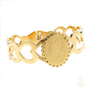 Catholic Town Stainless Steel Saint Jude Thaddeus ( San Judas Tadeo ) Bracelet (Available in Gold and Silver colors)