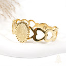 Catholic Town Stainless Steel Saint Jude Thaddeus ( San Judas Tadeo ) Bracelet (Available in Gold and Silver colors)