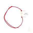 Catholic Town inspirational adjustable red cord bracelet with stainless steel cross ( SSBSCROS-REDG )