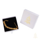 Catholic Town Stainless Steel Religious Bracelet with Our Lady of Charity "Virgen de la Caridad del Cobre" coins, 7 Inches + 0.5 Inches extender ( Available in Gold and Silver colors )