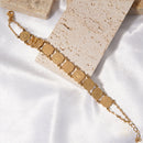 Catholic Town Stainless Steel Religious Bracelet with Our Lady of Charity "Virgen de la Caridad del Cobre" coins, 7 Inches + 0.5 Inches extender ( Available in Gold and Silver colors )