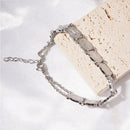 Catholic Town Stainless Steel Religious Bracelet with Saint Benedict coins, 7 Inches + 0.5 Inches extender ( Available in Gold and Silver colors )