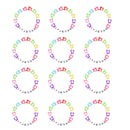 Catholic Town I LOVE JESUS kid multicolor elastic bracelet ( CTBFKIDJESUS-MC )