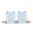 Catholic Town  Stainless Steel Scapular with "PADRE NUESTRO" ( Available in Gold and Silver colors )