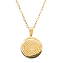 Catholic Town stainless steel Virgen de la Caridad del Cobre Medal Necklace ( Available in Gold and Silver colors )