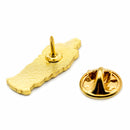 Catholic Town Sacred Heart of Jesus Lapel Pin,  Small Gold Tone with Color (SCP-G)