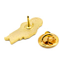 Catholic Town Saint Jude Thaddaeus Lapel Pin, Small Gold Tone with Color (SJTP-G)