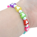 Catholic Town I LOVE JESUS kid multicolor elastic bracelet ( CTBFKIDJESUS-MC )