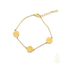 Catholic Town Stainless steel Adjustable Bracelet with 3 medals ( St Benedict , Our Lady of Charity and Sacred Heart of Jesus medals )