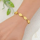 Catholic Bracelet with Miraculous Medals – Stainless Steel Gold & Silver Adjustable Chain Bracelet