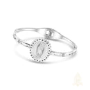 Catholic Town Stainless Steel Open Cuff Bracelet – Our Lady of Guadalupe Image (Available in Gold & Silver)