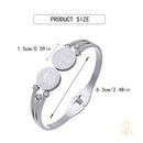 Catholic Town Saint Benedict Open Cuff Bracelet – Stainless Steel (Gold / Silver)