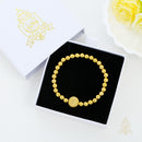 Catholic Town Saint Jude Thaddeus stainless steel Bracelet with 6mm stainless steel beads ( CTSSBSJFM-G )