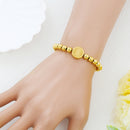 Catholic Town Saint Jude Thaddeus stainless steel Bracelet with 6mm stainless steel beads ( CTSSBSJFM-G )