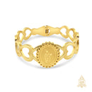 Catholic Town Stainless Steel Religious Bracelet with St Michael medal (Available in Gold & Silver)