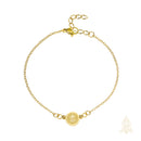 Catholic Town Minimalist Saint Benedict Medal Bracelet in Stainless Steel – Adjustable Catholic Bracelet (Gold & Silver)