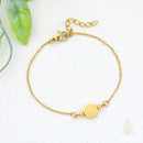 Catholic Town Minimalist Saint Benedict Medal Bracelet in Stainless Steel – Adjustable Catholic Bracelet (Gold & Silver)