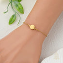 Catholic Town Minimalist Saint Benedict Medal Bracelet in Stainless Steel – Adjustable Catholic Bracelet (Gold & Silver)
