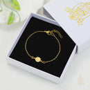 Catholic Town Minimalist Saint Benedict Medal Bracelet in Stainless Steel – Adjustable Catholic Bracelet (Gold & Silver)