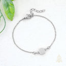 Catholic Town Minimalist Saint Benedict Medal Bracelet in Stainless Steel – Adjustable Catholic Bracelet (Gold & Silver)