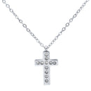 Catholic Town stainless steel Cross Chain Necklace for Women Available in Gold and Silver colors