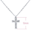 Catholic Town stainless steel Cross Chain Necklace for Women Available in Gold and Silver colors