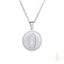 Catholic Town Our Lady of Guadalupe Medal Necklace – Gold or Silver Catholic Pendant