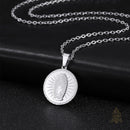 Catholic Town Our Lady of Guadalupe Medal Necklace – Gold or Silver Catholic Pendant