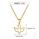 Catholic Town Holy Spirit Dove Necklace – Catholic Confirmation Gift