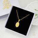 Catholic Town Miraculous Medal Necklace for Women – Virgin Mary Stainless Steel Pendant Chain Gold or Silver