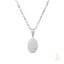 Catholic Town Miraculous Medal Necklace for Women – Virgin Mary Stainless Steel Pendant Chain Gold or Silver