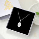 Catholic Town Miraculous Medal Necklace for Women – Virgin Mary Stainless Steel Pendant Chain Gold or Silver