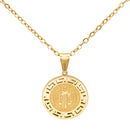 Catholic Town stainless steel Saint Benedict Medal Necklace Available in Gold and Silver colors