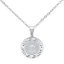 Catholic Town stainless steel Saint Benedict Medal Necklace Available in Gold and Silver colors