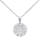 Catholic Town stainless steel Saint Benedict Medal Necklace Available in Gold and Silver colors