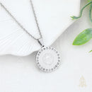 Catholic Town St. Benedict Medal Necklace with CZ Crystals – Stainless Steel Pendant with Chain, Gold or Silver Finish, Catholic Protection Jewelry