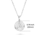 Catholic Town Nuestra Señora del Carmen religious medal with chain ( Available in Gold and Silver colors )