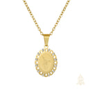 Catholic Town St. Michael Archangel Medal Necklace – Stainless Steel Catholic Pendant (Gold & Silver)