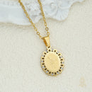 Catholic Town St. Michael Archangel Medal Necklace – Stainless Steel Catholic Pendant (Gold & Silver)