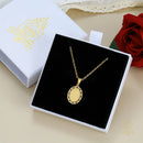 Catholic Town St. Michael Archangel Medal Necklace – Stainless Steel Catholic Pendant (Gold & Silver)