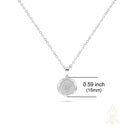 Catholic Town Saint Michael the Archangel Religious Medal with Chain – Available in Gold and Silver