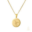 Catholic Town Saint Michael the Archangel Religious Medal with Chain – Available in Gold and Silver