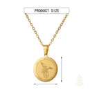 Catholic Town Saint Michael the Archangel Religious Medal with Chain – Available in Gold and Silver